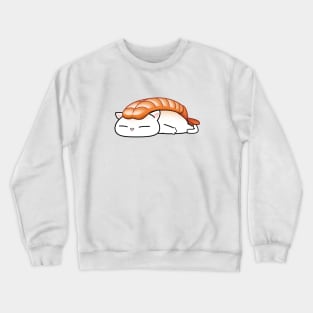 Chubby Cat Shrimp Sushi Crewneck Sweatshirt